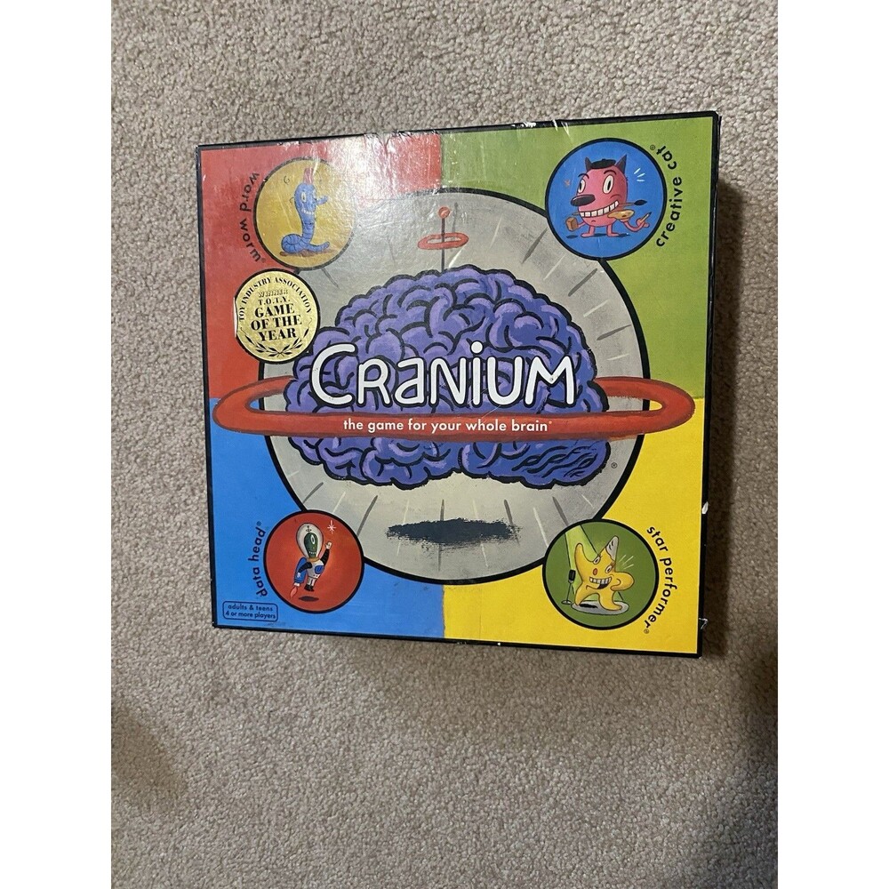 Vintage Cranium Board Game 1998 2002 Edition Family Party Game